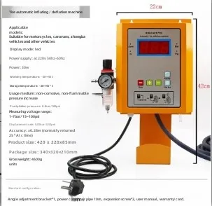 Volautomatische автоandenwinkel Autoreparatiewerk!) Aan de muur gemonteerde Band Digitale Display Pompmachine Inflator