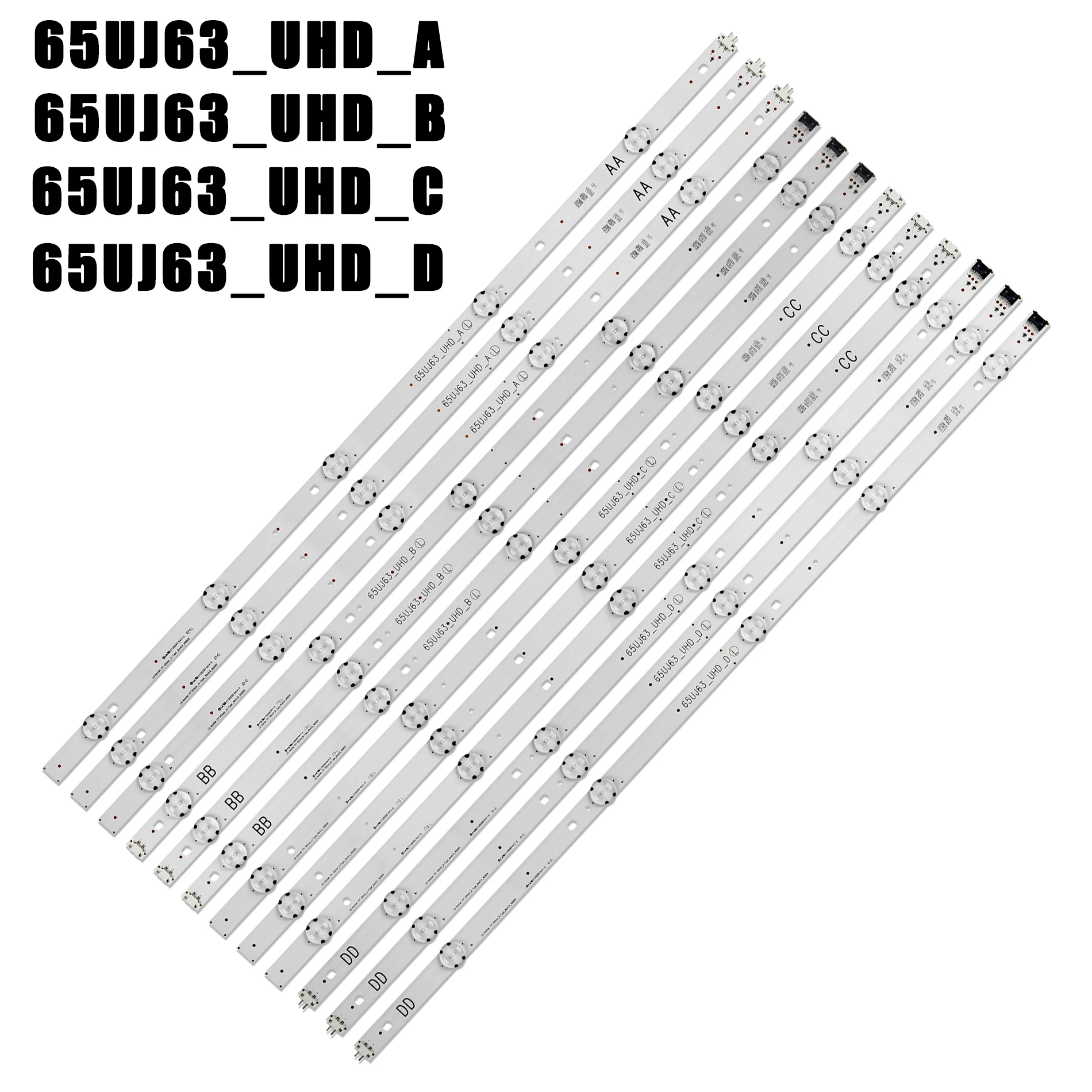 Светодиодная лента для LG 65UJ6309 65UJ651V 65UJ635V 65UJ6307 65UJ670V 65UJ6350 SSC_65UJ63_UHD_A B C D AGF78818401 65LG63CJ