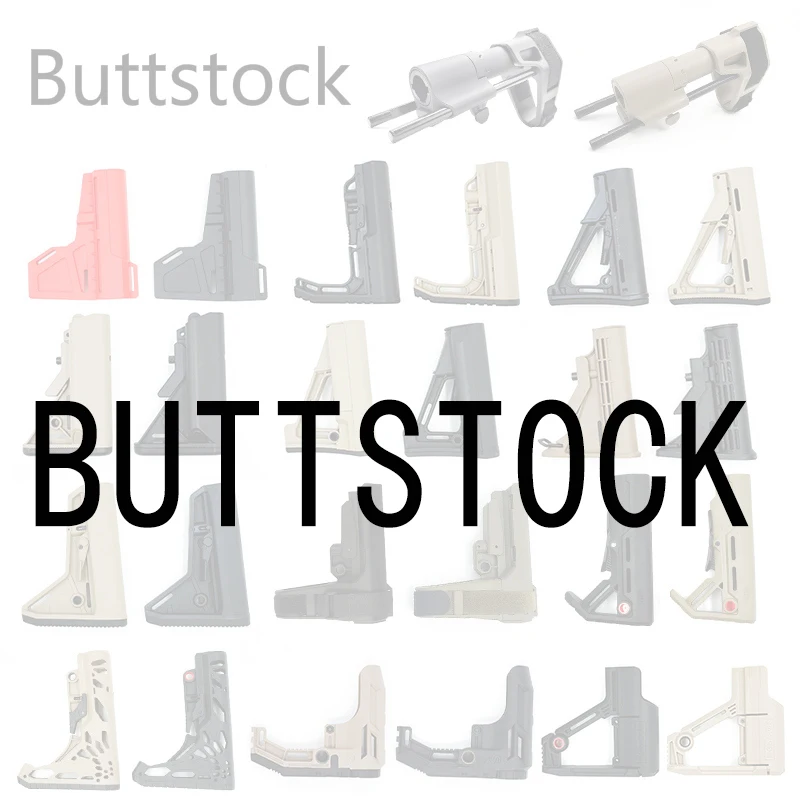 

Tactical Nylon Butt stock For Gel Ball Blaster Toy Outdoor Game Equipment airsoft