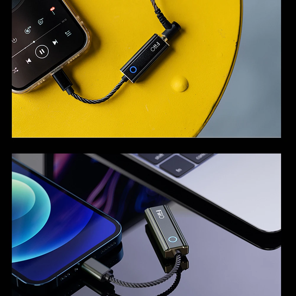 Аудио кабель FiiO JadeAudio KA1 внешний/переходник на 3 5 мм USB DAC AMP адаптер MQA ES9281AC Pro Chip PCM