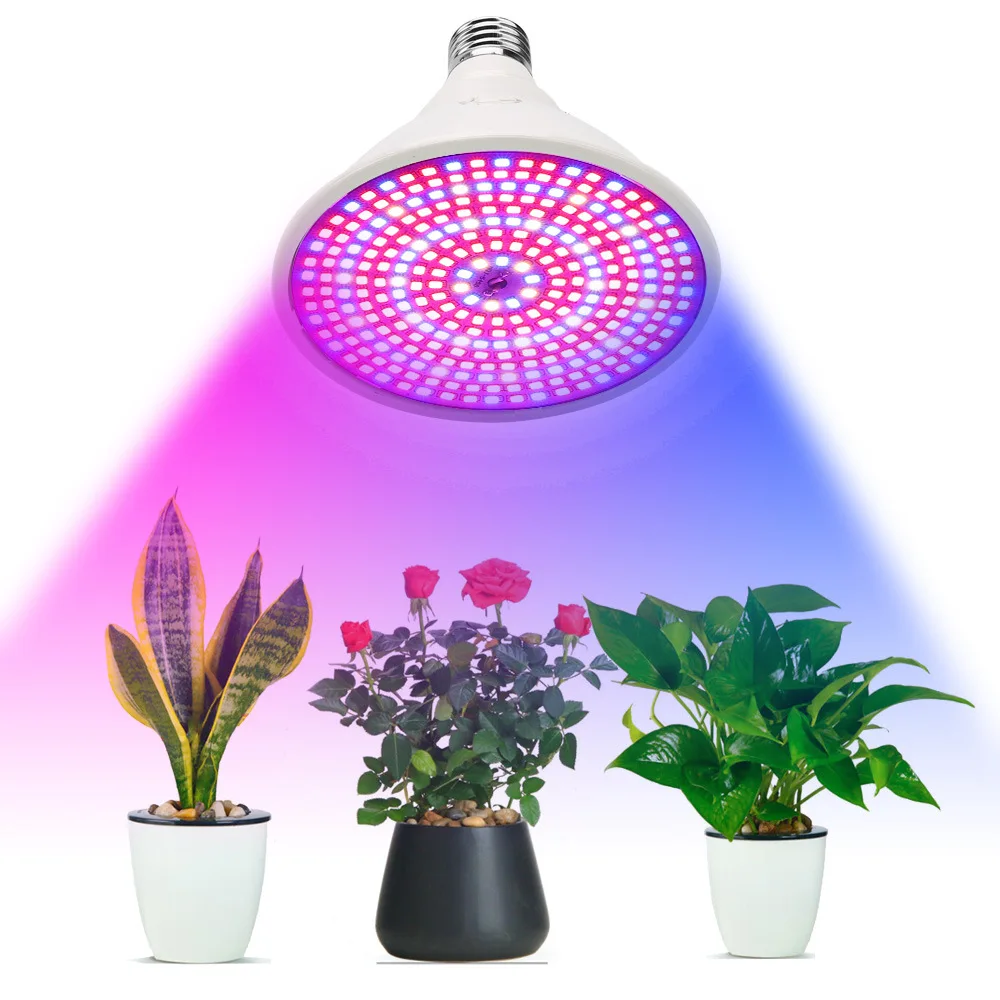 

Grow Light Bulb Lamp Flower Indoor 265v E27 Led Bulbs 120 30w 290 Leds 2 Years Ac Full Spectrum Plant Garden Lamp