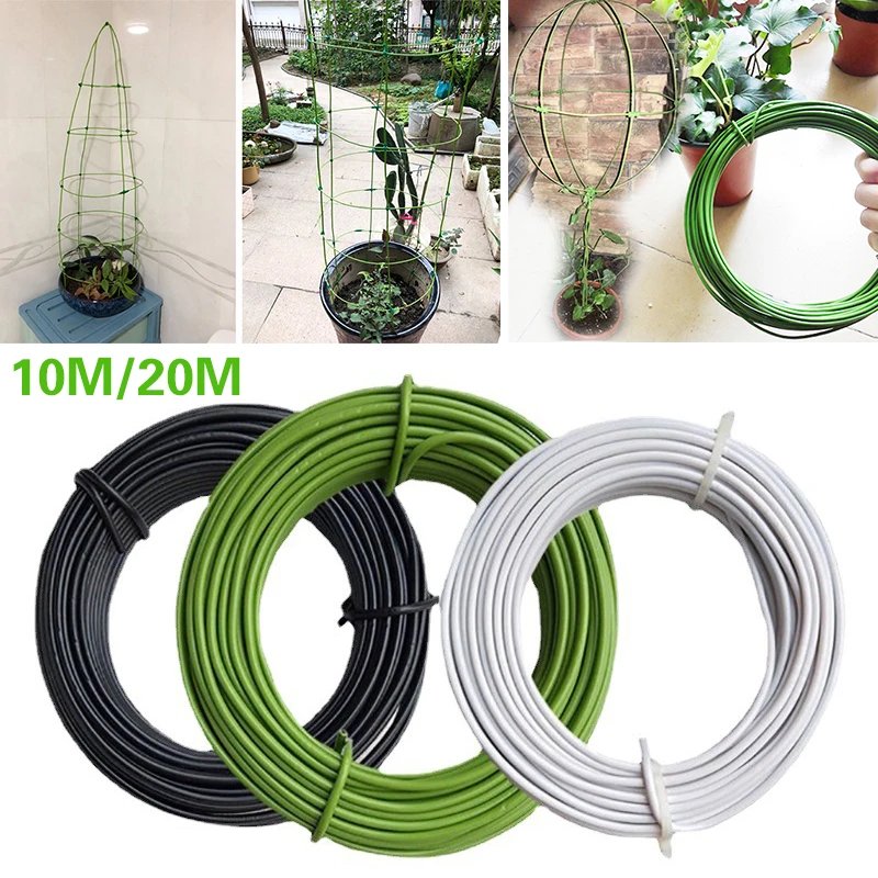 

1 Roll Efficient Useful Durable Vine Climbing Plant Fastener Gardening Cable Tie Rattan Plants Fixing Wire