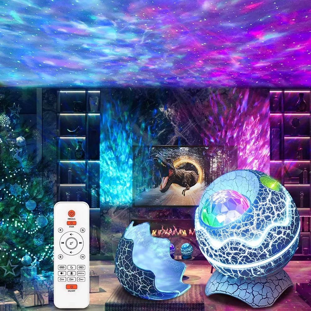 

Speaker & White Noise Galaxy Projector, Night Light Projector for Kids Teen Adult,Nebula Led Lamp with Remote Control for Room