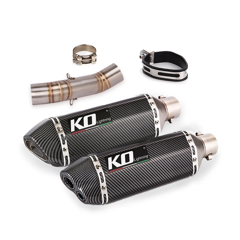 

For CB400X\R CB500X 18-22 DB Killer Escape intermediate link section Removable Slip On exhaust system muffler baffle pipe 50.8MM