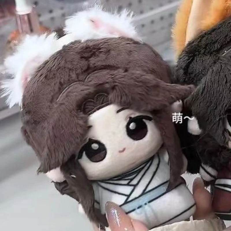 Миниатюрная плюшевая кукла Tian Guan Ci Fu: Се Лянь, Хуа Чэн в старинных костюмах, с ушками лисы и кролика, хлопковый брелок, коллекционный подарок для фанатов TGCF (art.: 3920dbf0939df) - 3920dbf0939df