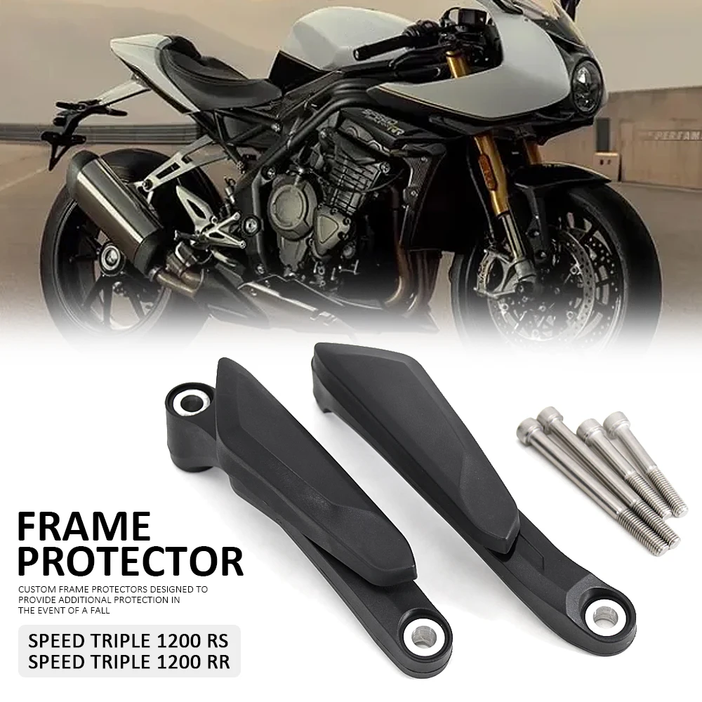 For SPEED TRIPLE 1200 RR RS Motorcycle Frame Slider Falling Crash Protector Engine Protection For Speed Triple 1200RS 1200RR