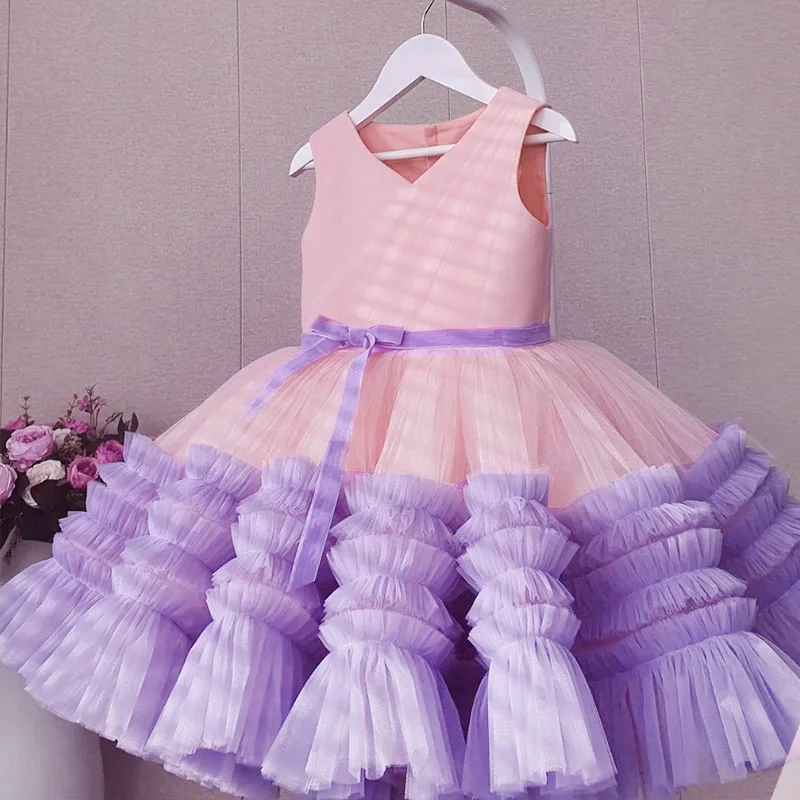 

Baby Girl Princess Vestidos Infant Baptism Dress For Kids 1st Birthday Party Wedding Lace Tutu Child Christmas 24 Month Costume