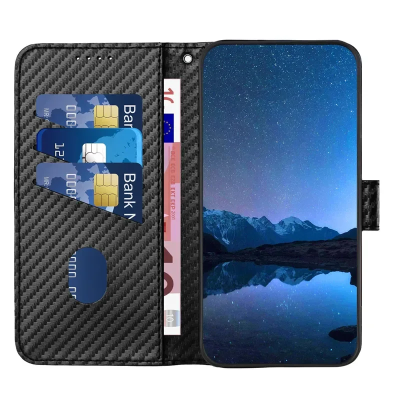 Чехол-книжка из углеродного волокна для телефона Honor X8b X7b X9B X9A X7 X8 5G HonorX8B HonorX9B