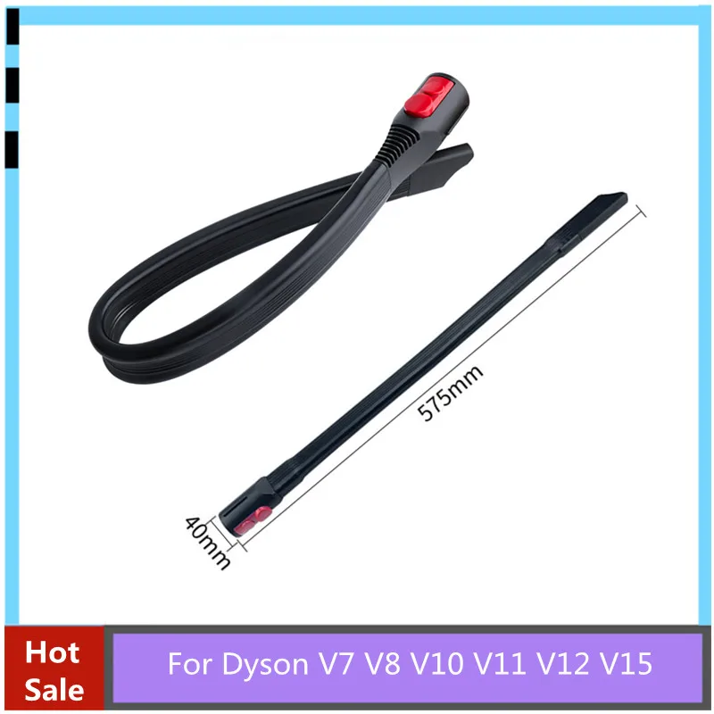 Фото Гибкие щелевые инструменты для Dyson V7 V8 V10 V11 V12 V15, беспроводные пылесосы, детали, хорошо подходят для очистки углов и зазоров автомобиля №1