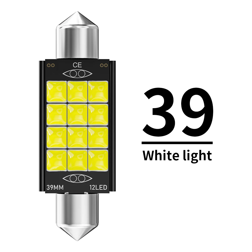 

C5W Светодиодные лампы 3030 Canbus Festoon 31 мм 36 мм 39 мм 41 мм Внутреннее освещение автомобиля Купол Лампа для чтения номерного знака Белый 6000 К Бесплатно