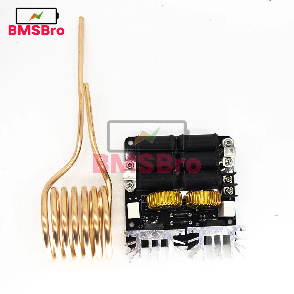 Индукционная нагревательная панель высокой частоты, 1 кВт, 12-48 В, 20 А, 1000 Вт