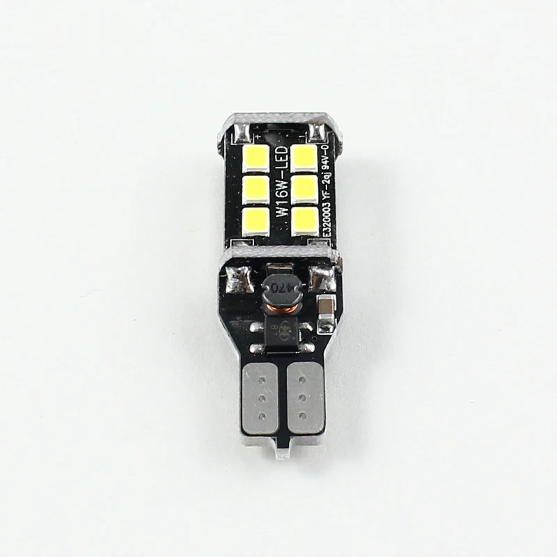 Светодиодсветодиодный лампы W16W T15 2835 SMD Canbus без ошибок по OBC светодиодные фонари