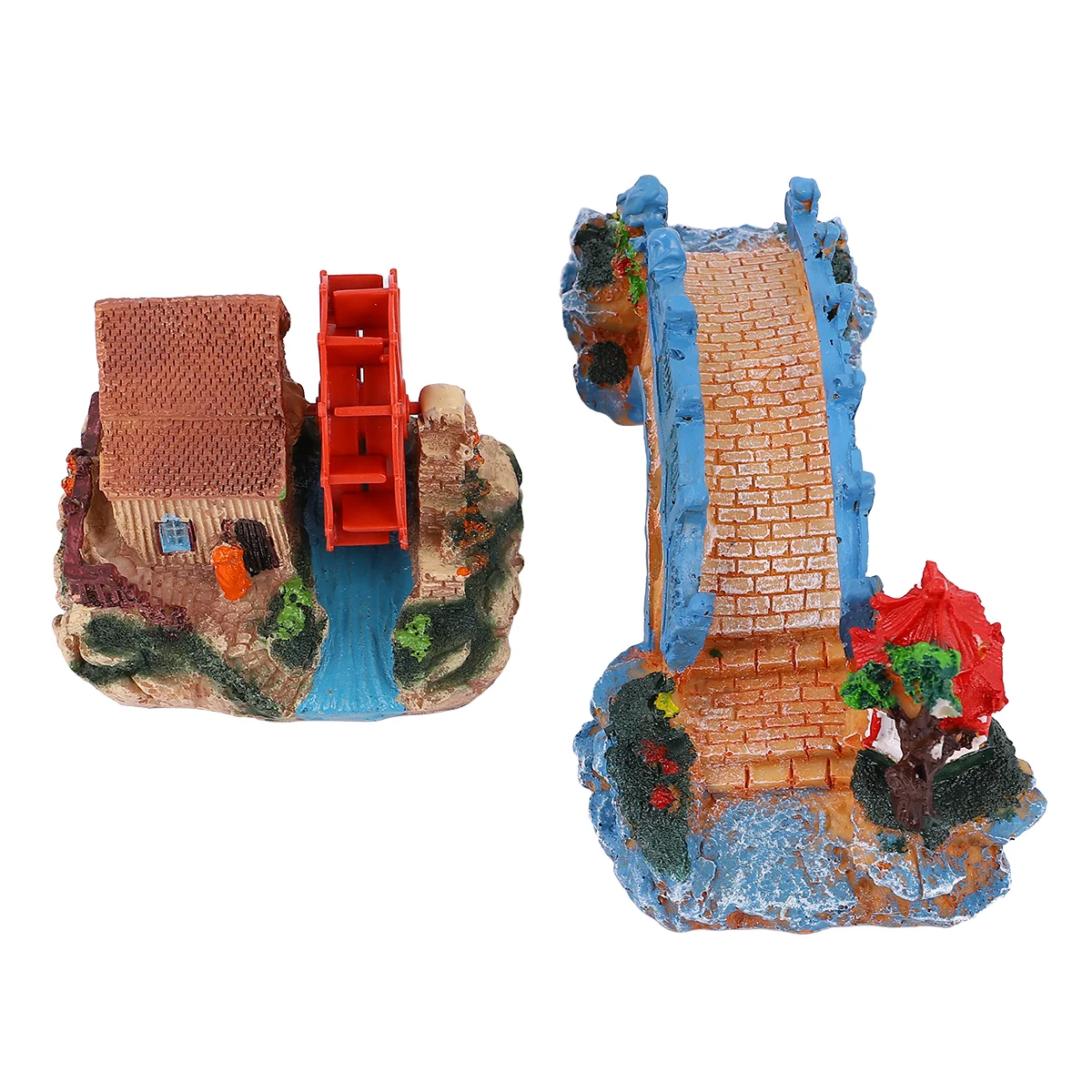 

2 Resin Aquarium Decor Creative Tank Decoration Aquarium Landscaping Supplies Aquarium Ornament Tank