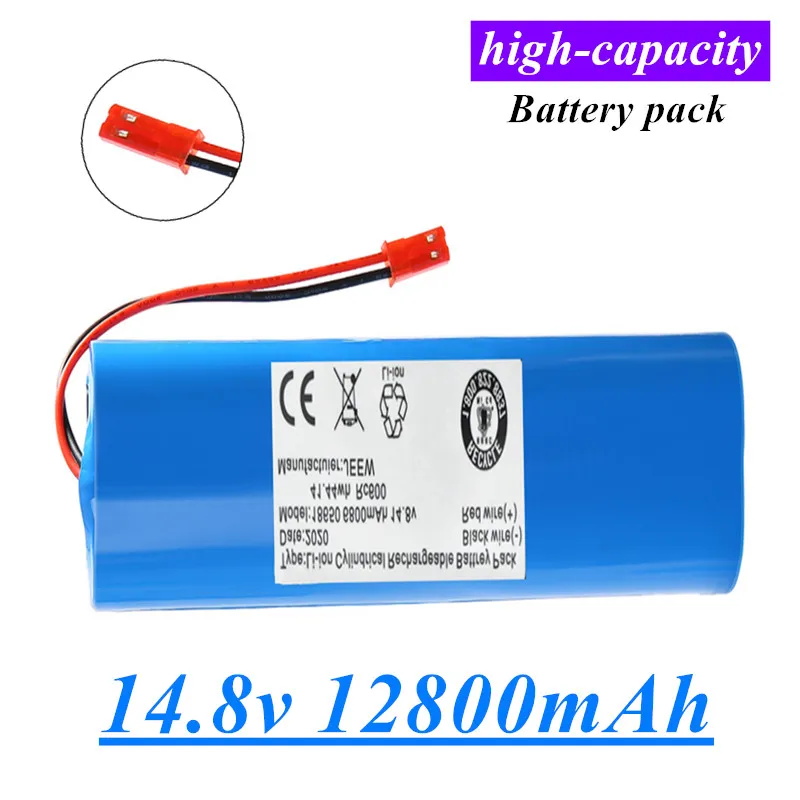

2022 100%New 14.8v12800mAh Batterie für ILIFE V3s Pro, V50,V5s Pro, v8s, X750, für ZACO V3, V40, V5s Pro,V5x lithium ion battery