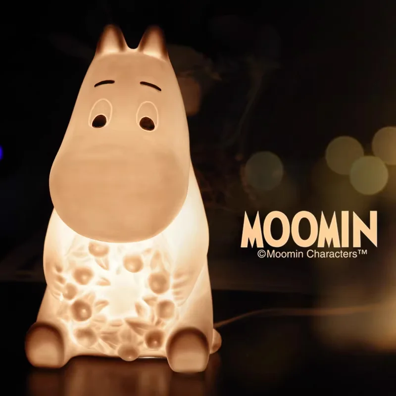 Милые японские экшн-фигурки AT X Moomines Ограниченная серия на годовщину Muuminpeikko, игрушки, куклы, хиппот, момонтролль, ночная модель светильник