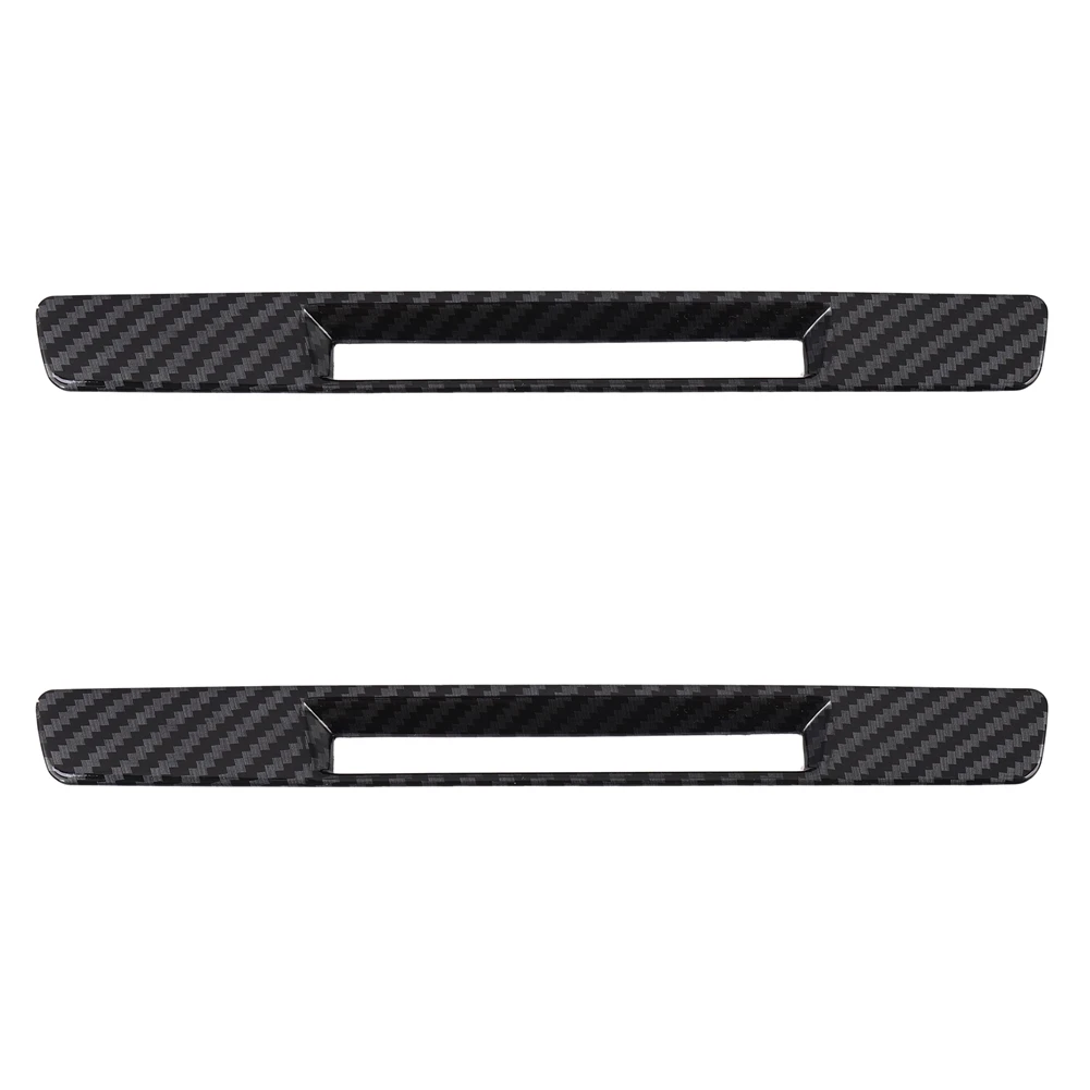 

2X for Mazda CX3 2016 2017 2018 Center Console Carbon Fibre Liquid Crystal Screen Trim Strip CX-3 Car Accessories