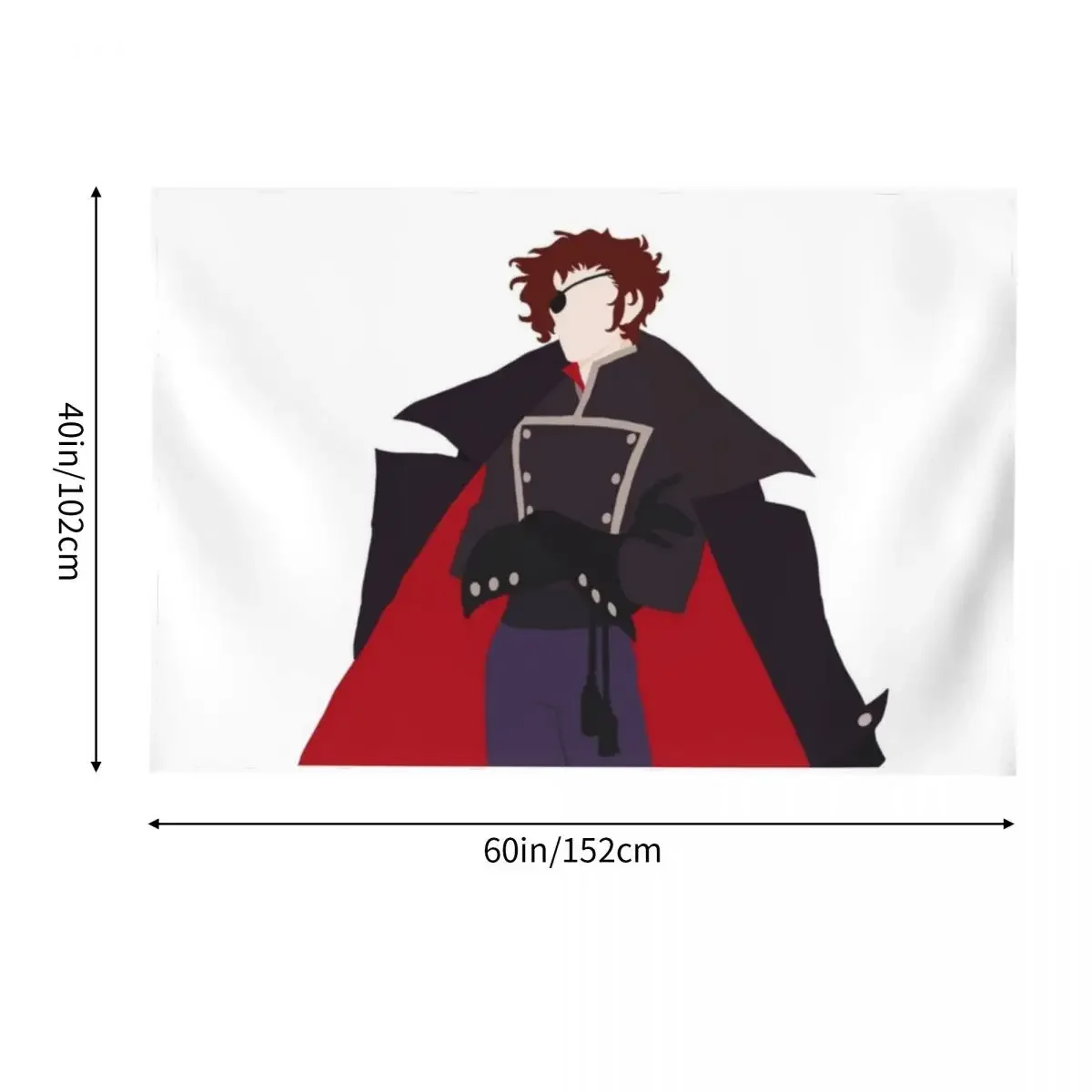 Гобелен Доктор Джулиан Дьярак эстетический декор комнаты японский гобелен