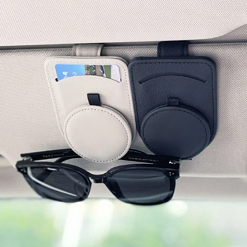 

Universal Car Eyeglass Holder Glasses Storage Clip Auto Interior Organize Car Accessories Sunglasses Spectacle Frame