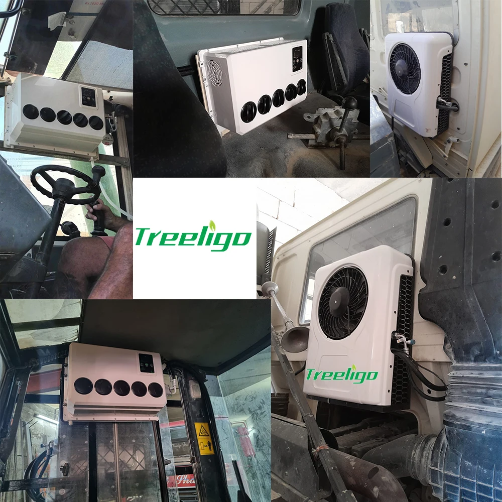 Электрический автомобильный сплит-кондиционер 2025 12 В 10500btu парковочный