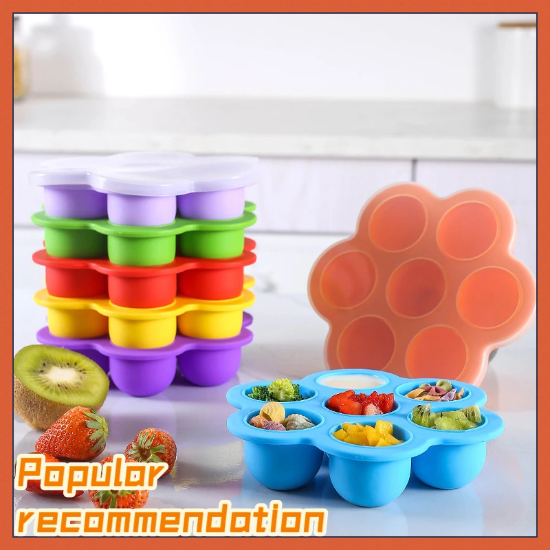 

Silicone Ice Cube Ice Cube Ice Cream Mould 7 Holes 7 Holes Food Supplement Box Ice Cube Making Mold Chocolate Mold