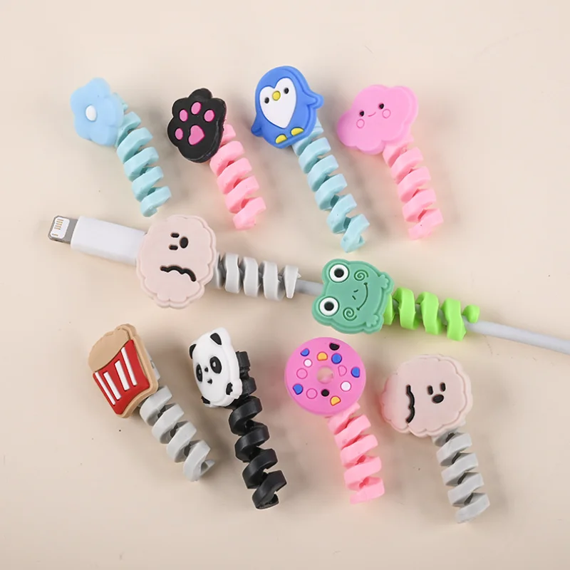 

USB Charger Cable Protector Cute Cover Protect Case for Cable Earphone Cable Buddies Cellphone Organizador Cables Management