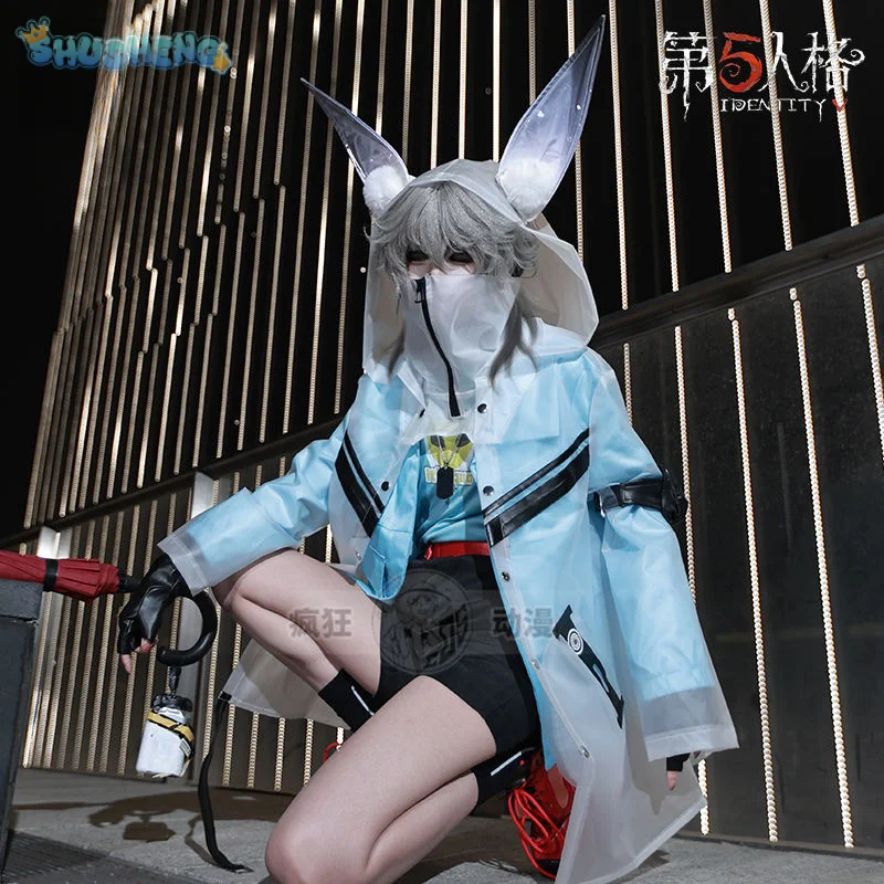 Фото Identity V Ithaqua Косплей Ночные часы Heartbeat Garden Party Костюм Хэллоуин Мужчины Женщины Модная униформа Реквизит Шляпа Комплект №4