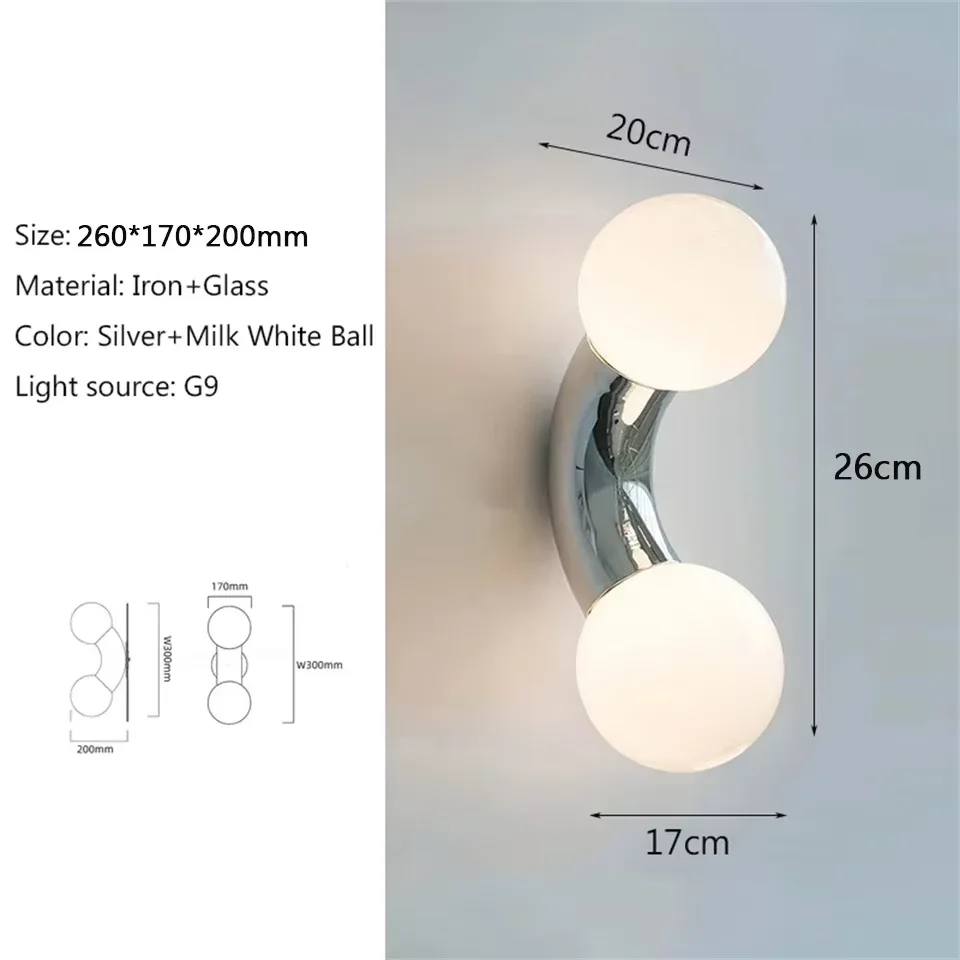 

Хромированная люстра HomeLover, скандинавский стиль