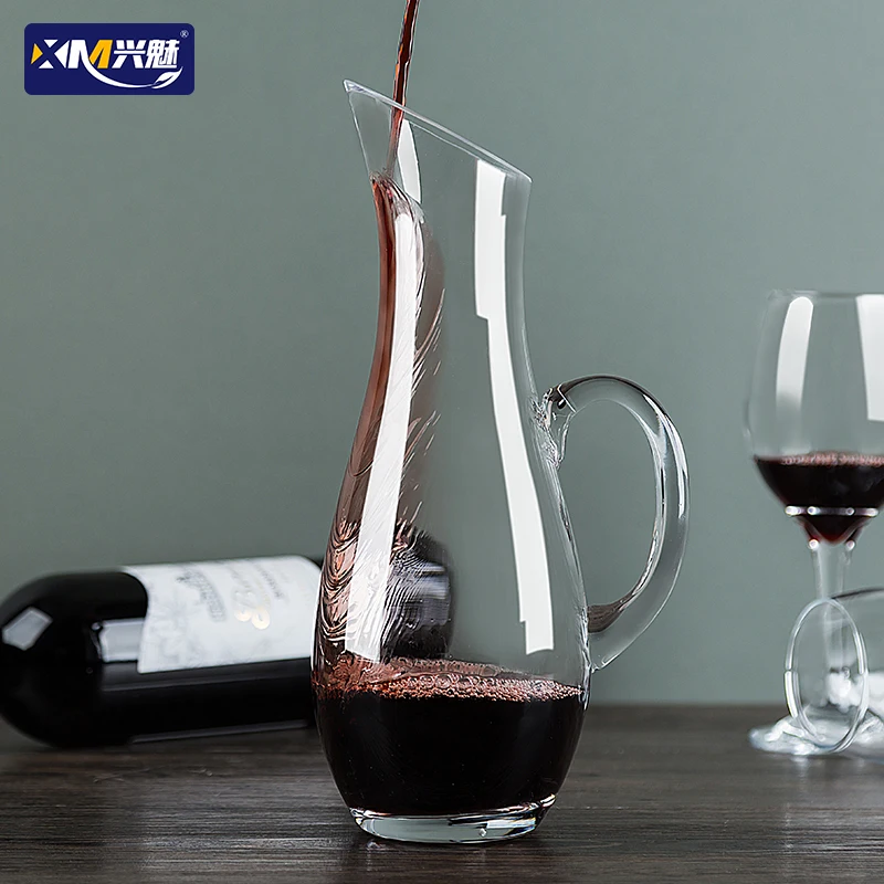 

Nordic Wine Bottle Dispenser with Handle Wine Shot Glass Dispenser Decantador De Whisky Wine Decanter Wine Separator BG50WS