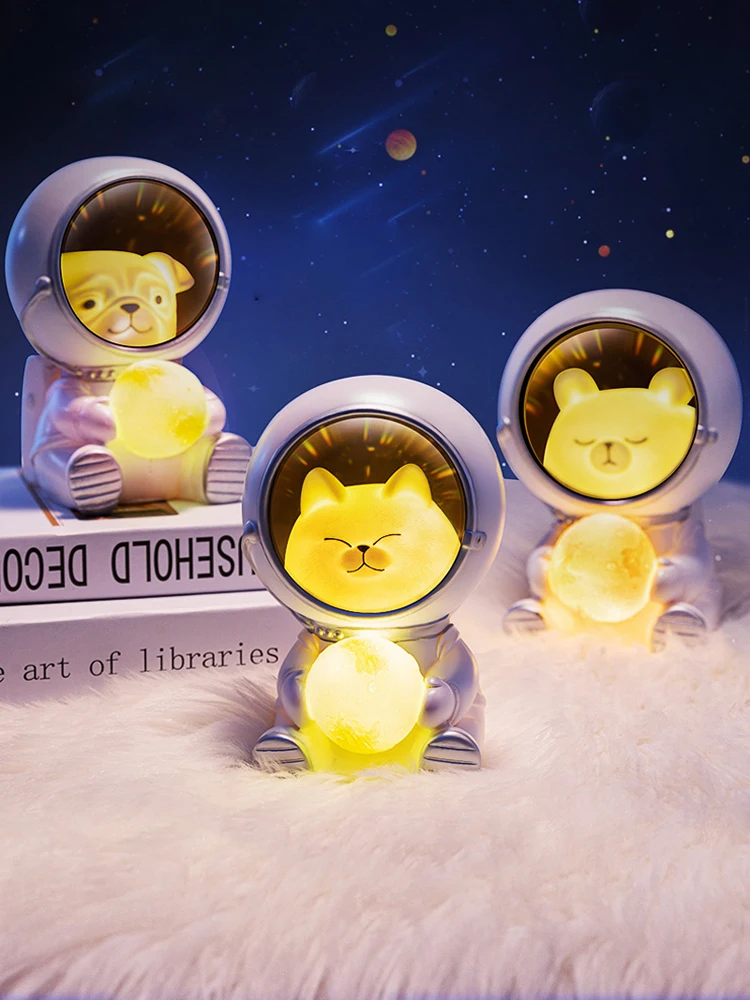 Ночник USB в виде астронавта светодиодный ночник с зарядкой галактика-хранитель