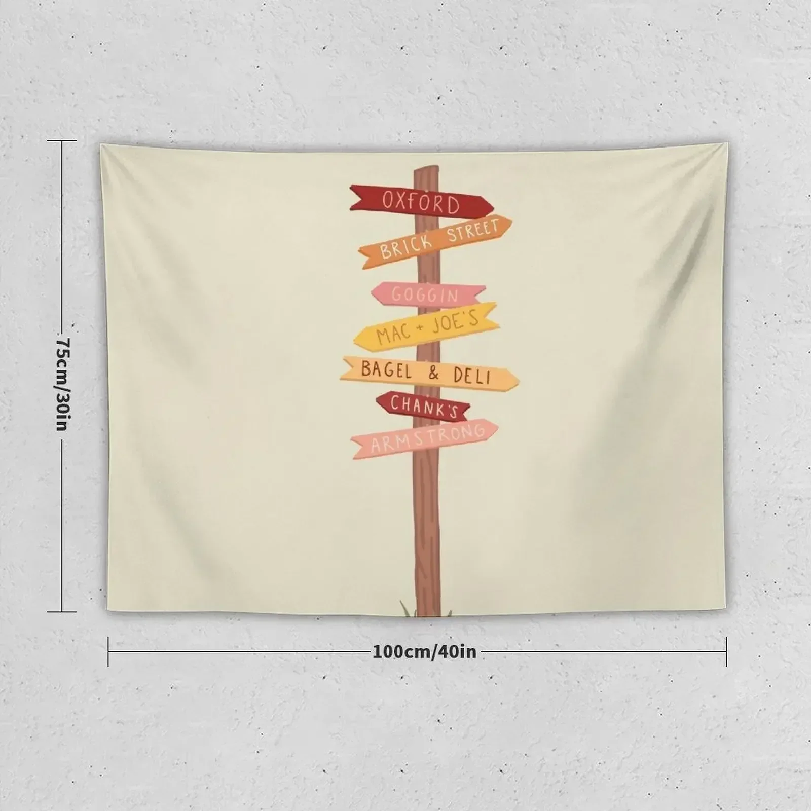 Знак Университета Майами Гобелен Эстетическое украшение Домашний декор