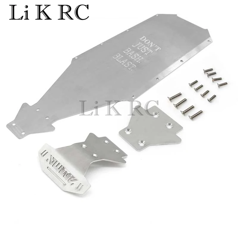 

Metal Protection Stainless Steel Chassis Armor Skid Plate For Arrma Kraton EXB 1/8 RC Car Upgrade