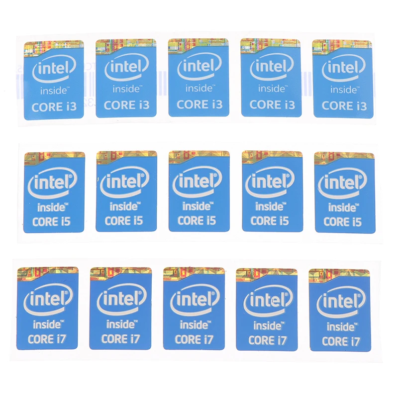

5pcs 4th Generation Intel Core I3 I5 I7 Sticker Label Notebook Decoration