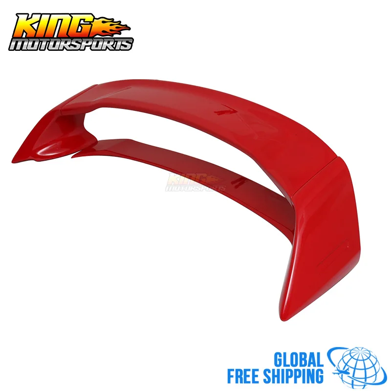 Подходит для 2012-2015 Honda Civic Mug Style спойлер багажника окрашенный Rallye Red - ABS Global
