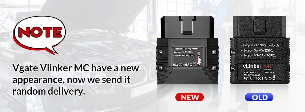 Vgate vLinker MC + WIFI ELM327 OBDII OBD2 сканер для FORScan совместимый с сканером двигателя IOS/Android