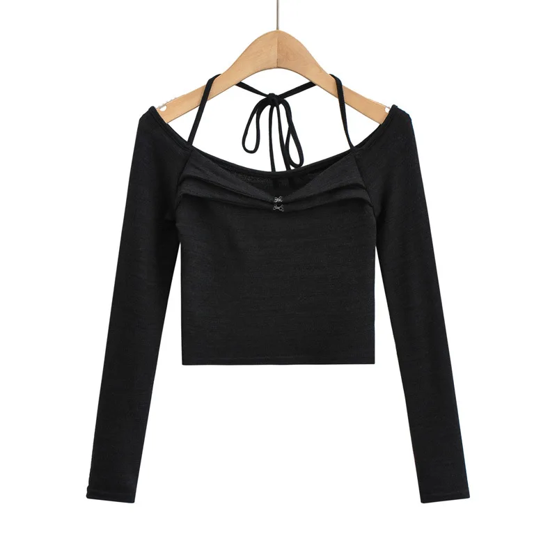 

Long-sleeved top women's 2022 spring new maternity T-shirt White