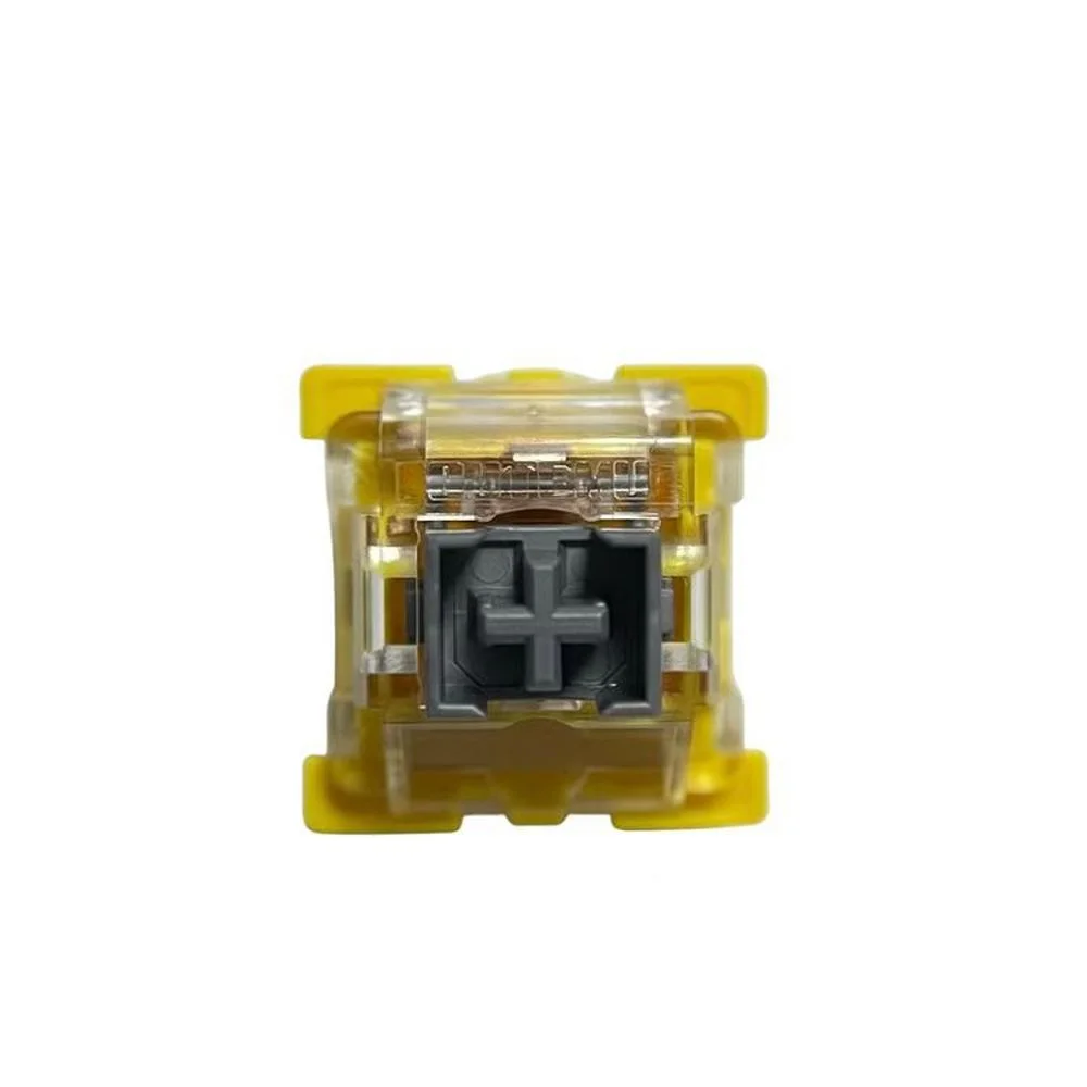 

Dustproof Mute Shaft Peach Panda Crystal Transparent Silver Shaft Adapted to Hot Plug Mechanical Keyboard BPT Key Cap