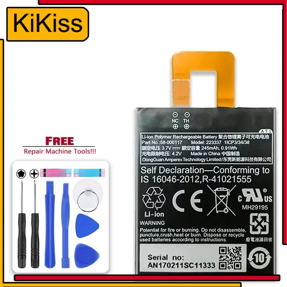 Аккумулятор 58- 000117 58000117 Мобильный телефон 245 мАч для Amazon Kindle KO1 Oasis 1 2 Oasis1 Oasis2 Tablet