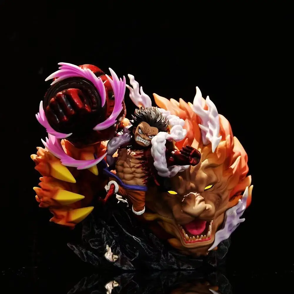 17 см цельный Gk Остров призраков Nikka Лев Луффи вооруженный цвет четырех передач