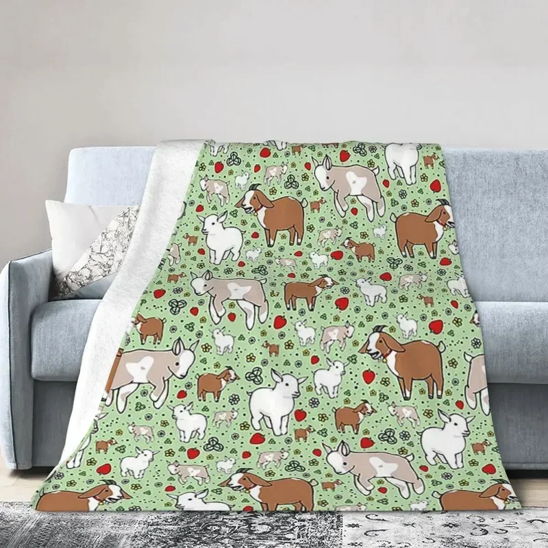 Одеяло из козы мягкое теплое фланелевое одеяло покрывало для гостиной пикника