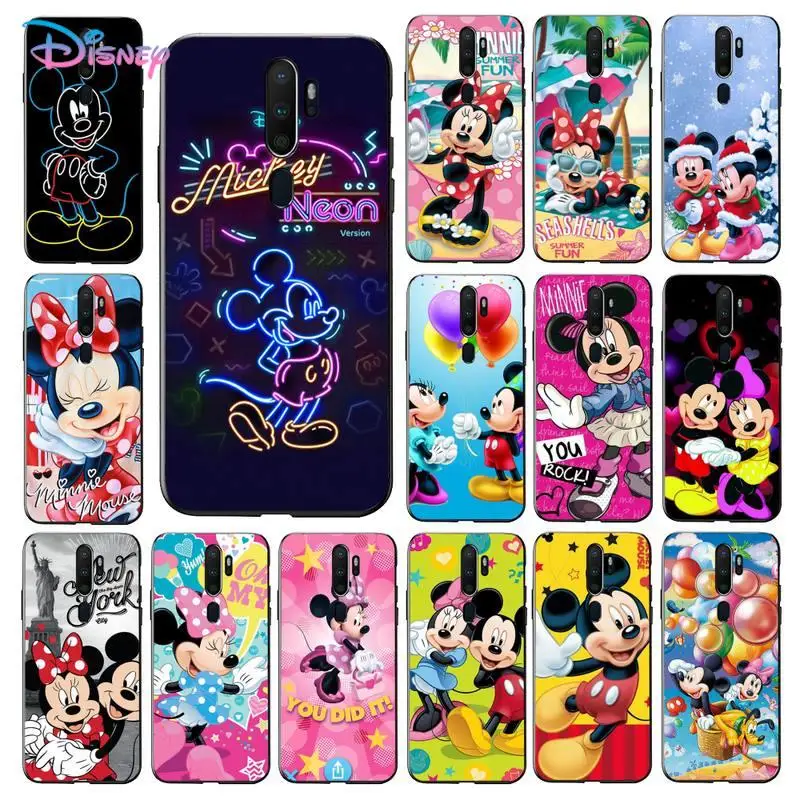 

Disney Mickey Mouse Phone Case for Vivo Y91C Y11 17 19 17 67 81 Oppo A9 2020 Realme c3