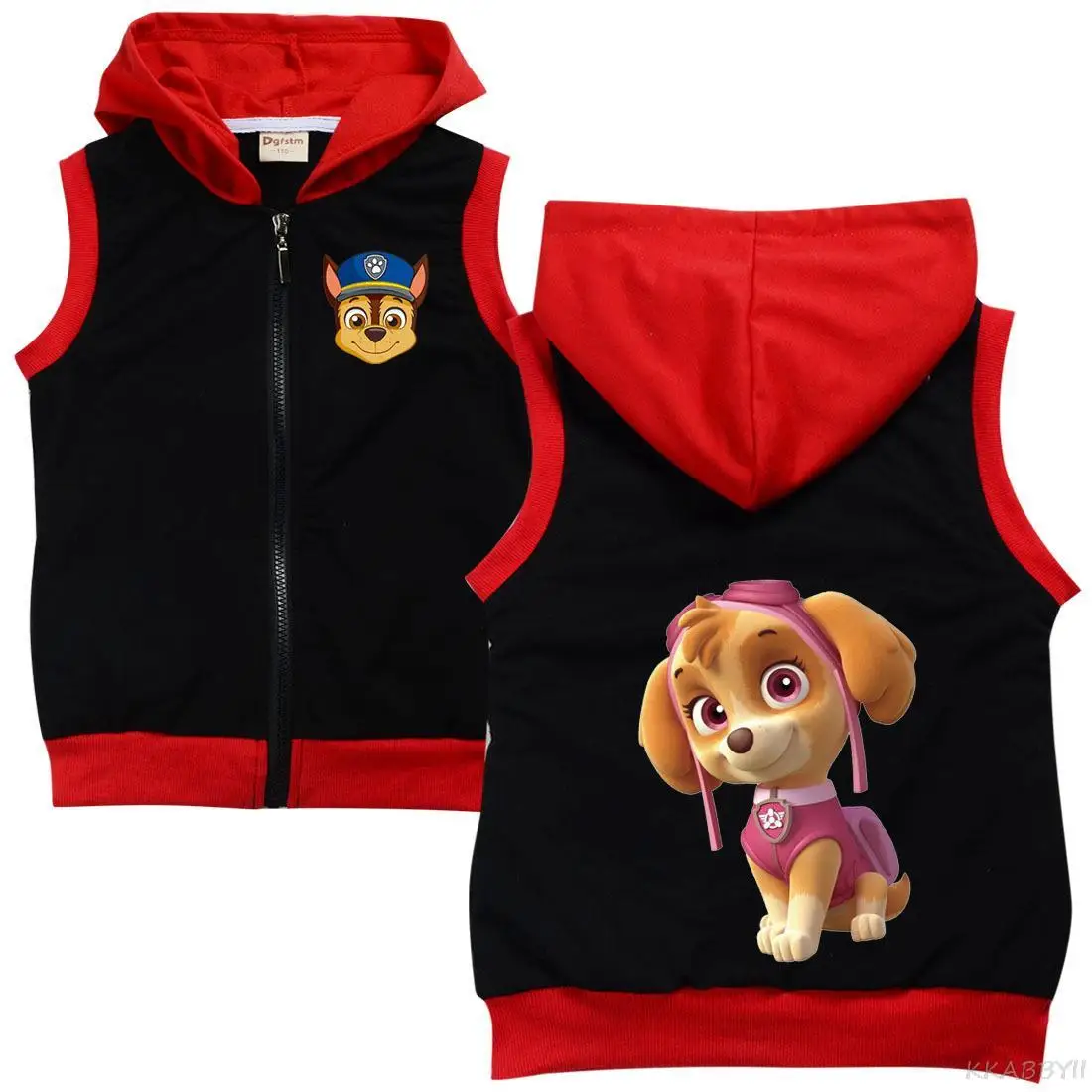 Детские куртки без рукавов с принтом Щенячий патруль