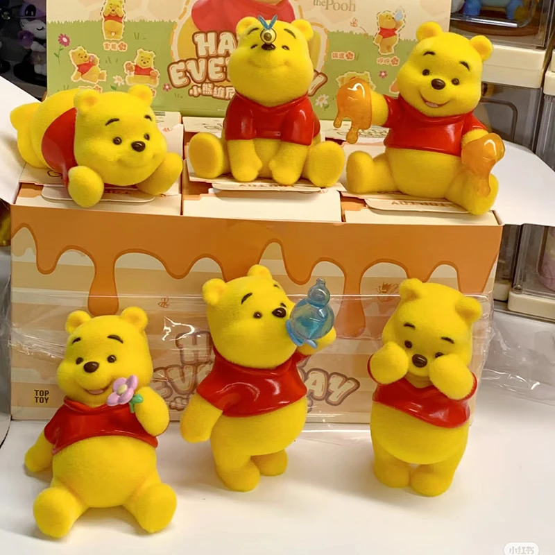 Подлинная слепая коробка Винни Пух загадочная фигурка-сюрприз счастливая