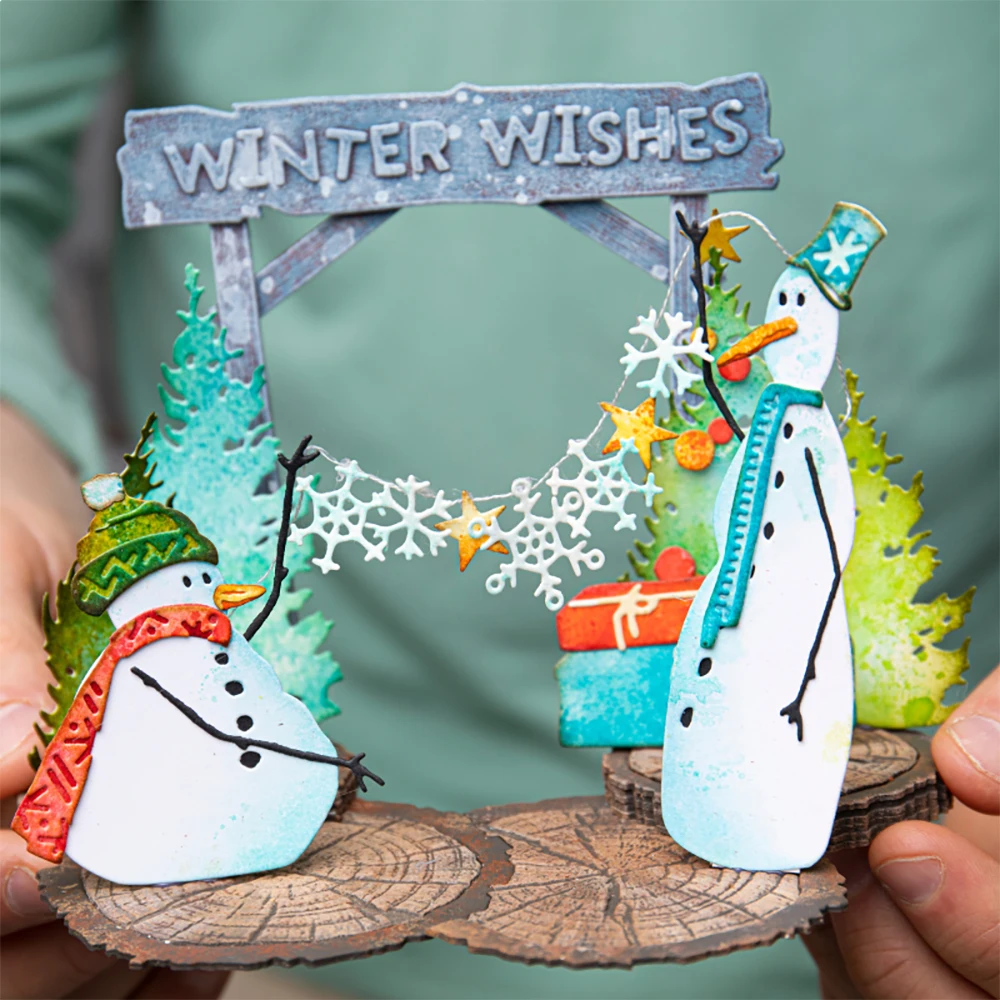 Металлические штампы для резки рождественской елки поделок и рельефных работ