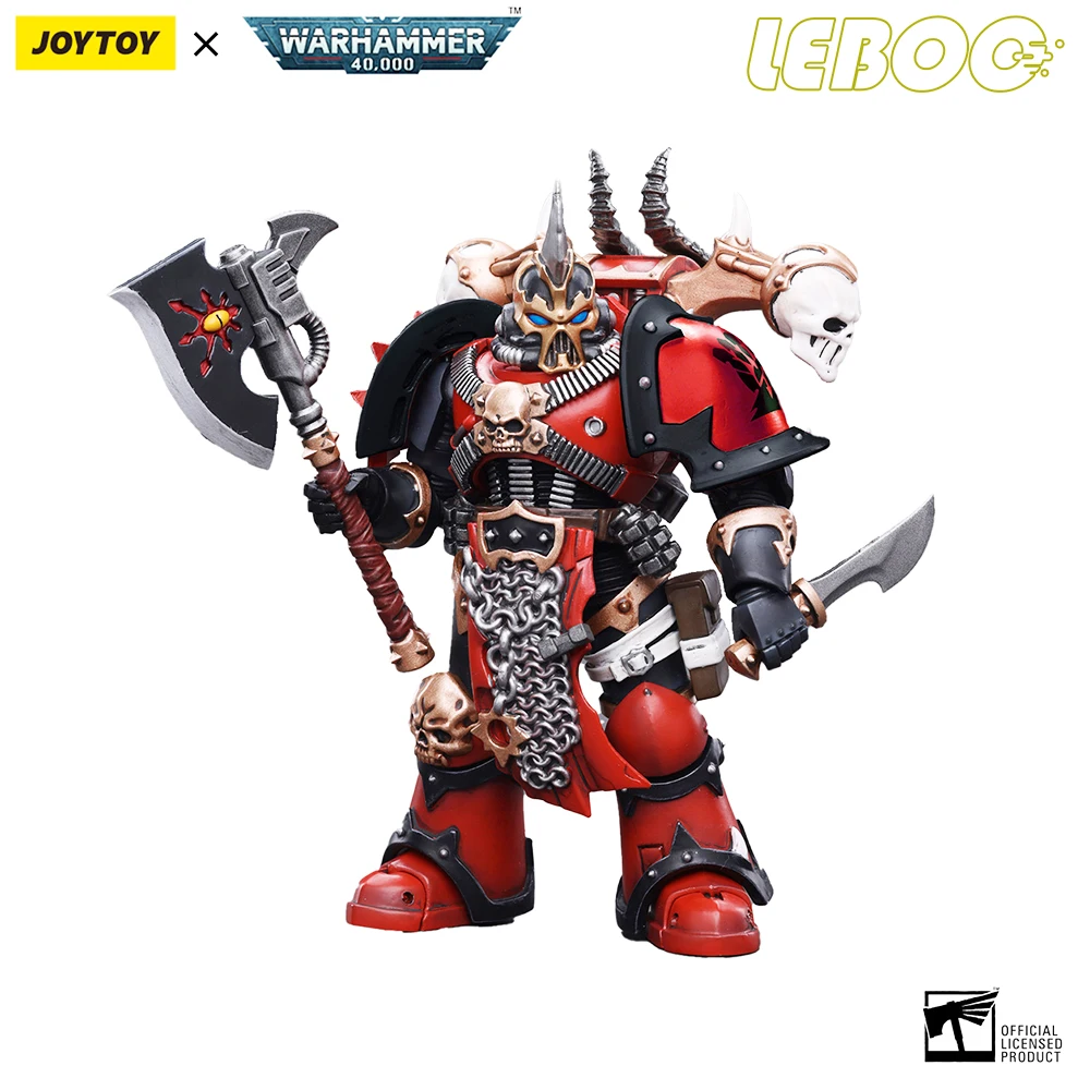 

[Pre-Order]JOYTOY 1/18 Action Figures Joy Toy Mecha Warhammer 40k Chaos Space Marines Exalted Champion Gotor the Blade