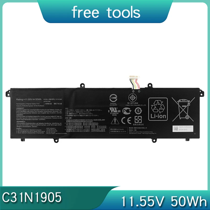НОВЫЙ C31N1905 11 55 В 50 Втч аккумулятор для ноутбука ASUS VivoBook 14 S433F S433FL EB093T EB180T EB181 S521FA AM035T