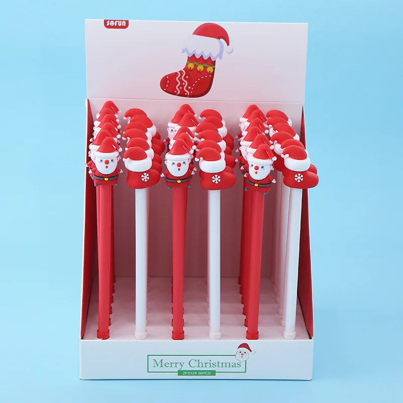 2 pcs/lot Creative Christmas Festival Socks Cute Gel Pen Signature Escolar Papelaria School Office Supply Promotional Gift |