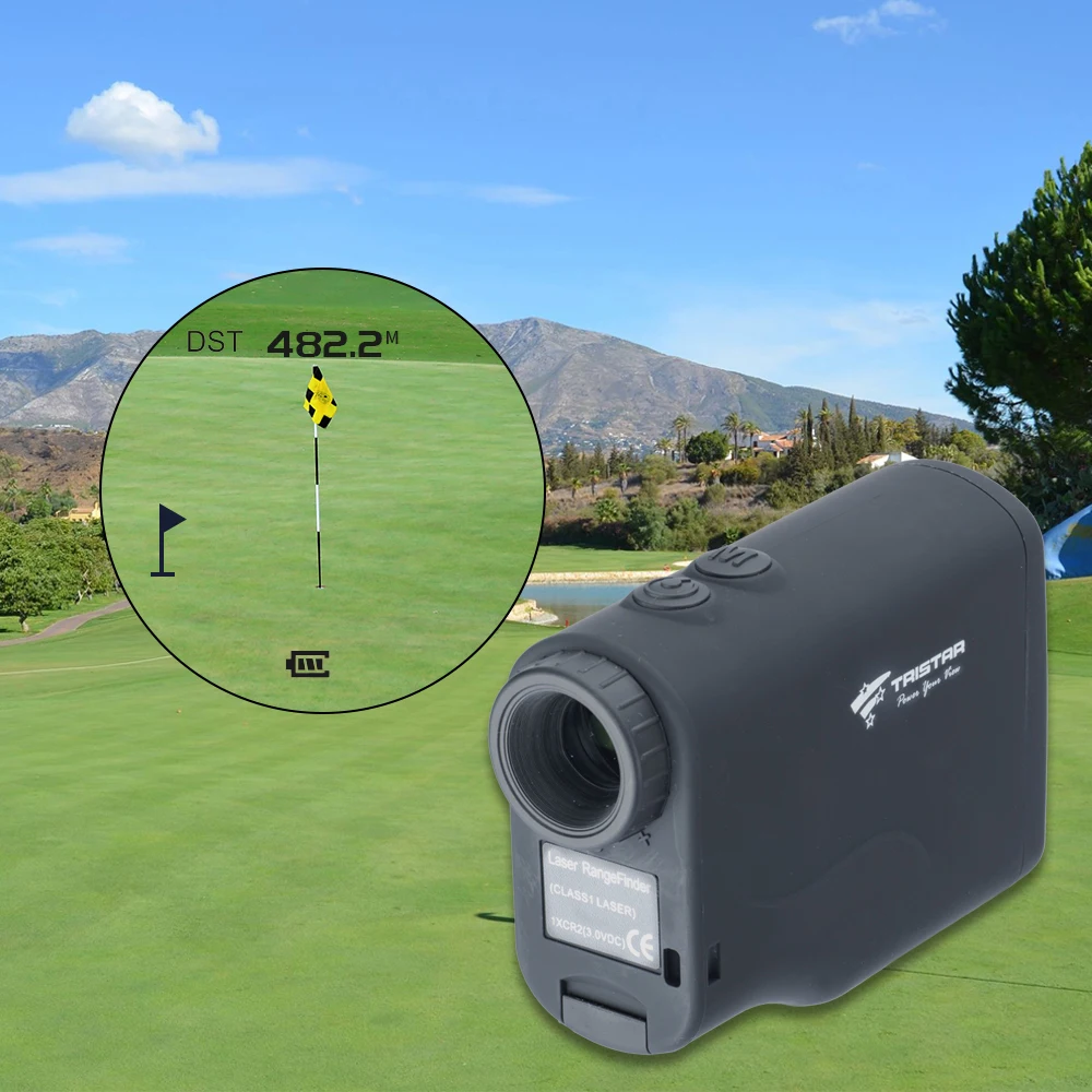 

Дальномер Tirstar для гольфа и охоты, лазерный дальномер с большим боковым экраном