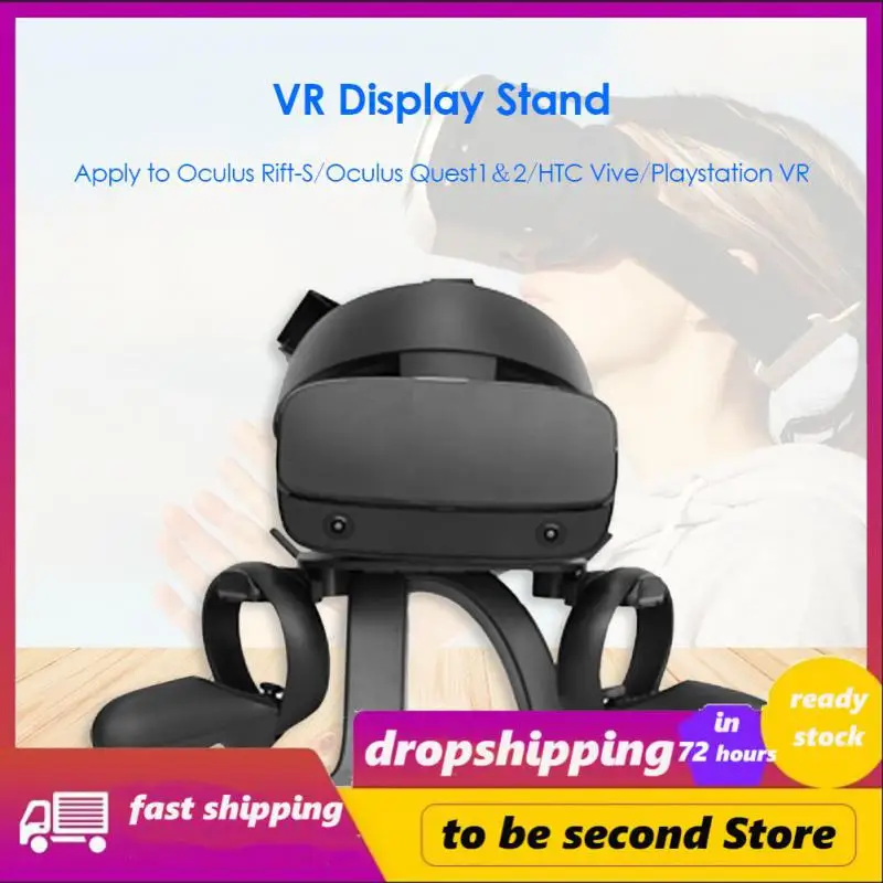 

High Hardness Game Controller Mount Station Good Load-bearing Capacity Convenient Vr Stand 1pc Display Storage Holder Plastic