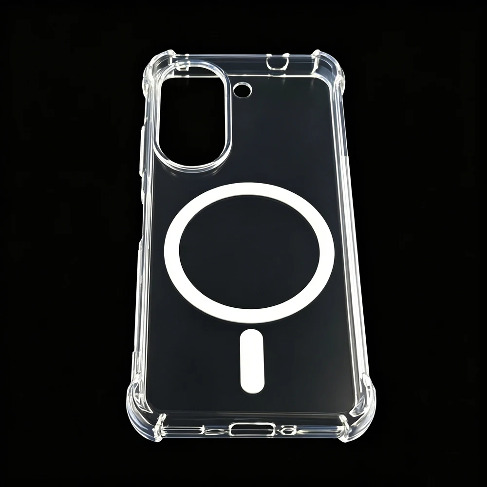 Фото Прозрачный магнитный чехол для Asus Zenfone 10 10z 9 9z 12 11 Ultra 8 Flip 7, прозрачный противоударный чехол из ТПУ, защитный чехол №4