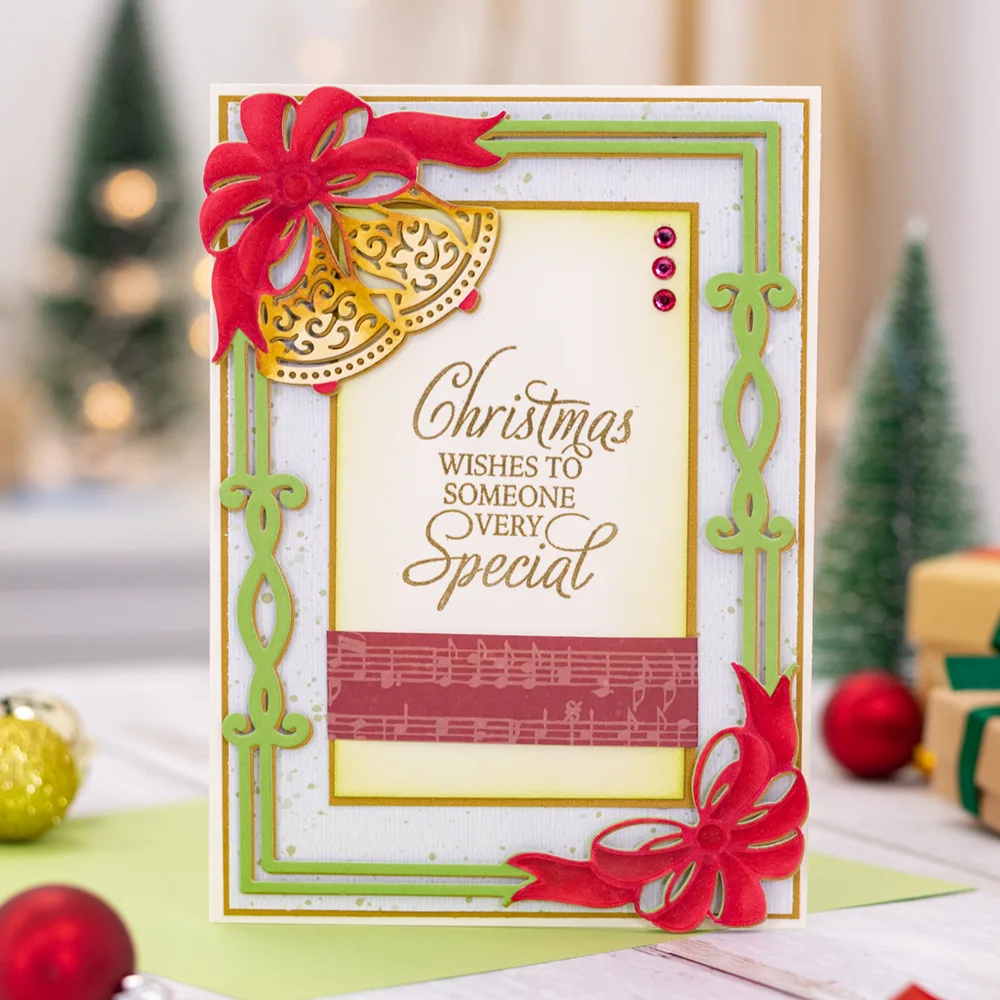 

Panalisacraft Christmas holy Frame Metal Cutting Dies Stencils for DIY Scrapbooking/album Decorative Embossing DIY Paper Cards